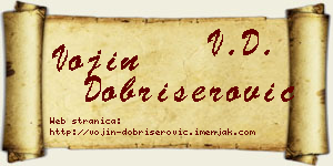 Vojin Dobrišerović vizit kartica